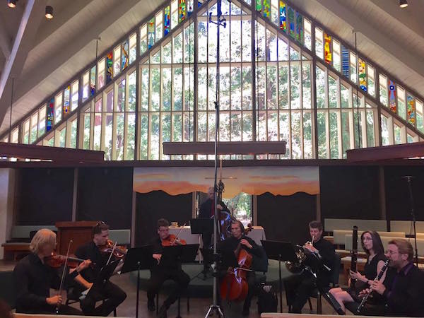 Cal Arte Ensemble performing Schubert Octet at Ladera